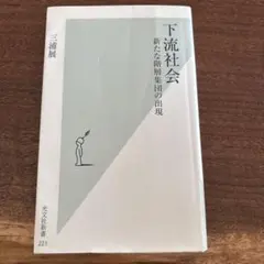 下流社会 新たな階層集団の出現