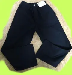 値下げ不可］半額　140　長ズボン　ロングパンツ　ペインターワイドパンツ　黒色