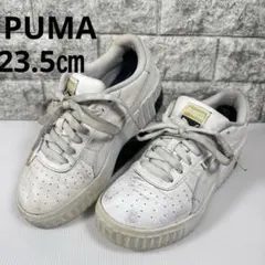 PUMA ホワイト　厚底スニーカー　23.5㎝
