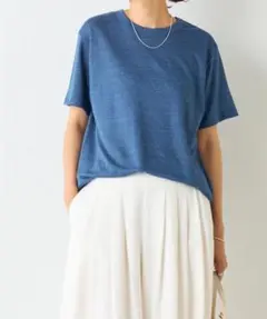 BEARDSLEYリネン半袖Tシャツのサムネイル