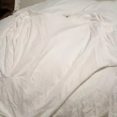 OPAQUE clipホワイトシャツ ノースリーブ