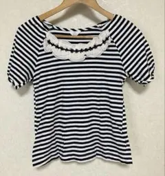 カールパークレーン 半袖 カットソー ボーダー ネイビー Tシャツ トップスのサムネイル