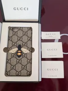 GUCCI iPhoneケース GGスプリーム ビー ハチ