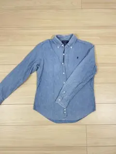 Gymphlex ジムフレックス ダンガリーシャツ 14 シャンブレー BD 青