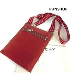 Givenchy ショルダーバッグ バッグ 赤 レッド ロゴ レザー レディース