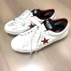 コンバースALL STAR ホワイト/レッド ゴルフシューズ