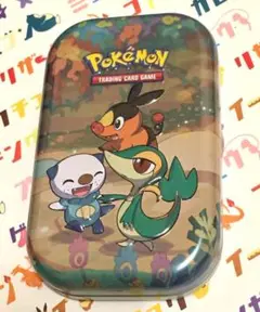海外限定 ポケモン ミニ 缶 ツタージャ ポカブ ミジュマル 25周年