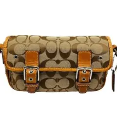 【mh/4.23/7】COACH（コーチ）シグネチャー ショルダーバック6844