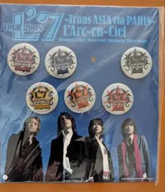 ■L'Arc~en~Ciel L'7 TOUR2008 ピンバッジ6個セット