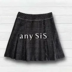 anySiS  エニィスィス  ミニスカート ガーリー ブラック チェック ②