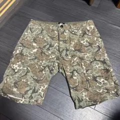 stussy 迷彩柄ハーフパンツ　W34