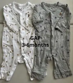 baby gap ロンパース 2枚セット 3-6months