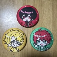 カラフルピーチ 缶バッジ 3個セット