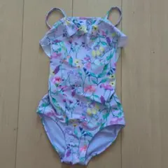 花柄フリル水着 女の子用 100cm~