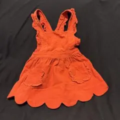 ジャンパースカート フリル付き 90