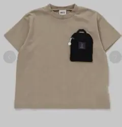 BREEZE DOD コラボ ポケット付きTシャツ ベージュ 130cmのサムネイル