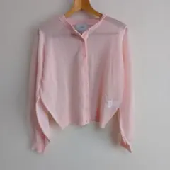 ＬIAＮピンクニットカーディガン　2、3カ所か所引っ掛け跡有り 写真2枚目