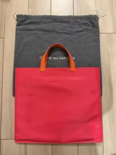COMME des GARÇONS トートバッグ ネオン ピンク 黄色のサムネイル