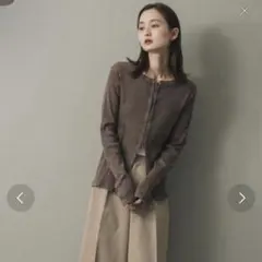 定価5,000円｜美品｜センスオブプレイス　フロントボタンリブトップ