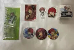 あんスタ　逆先夏目　アクリルスタンド　一番アクセ　缶バッジ　ラバークリップ