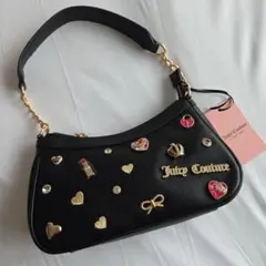 日本未発売✨ジューシークチュール パールハンドル付 ミニショルダー黒 