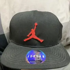 Jordan ジャンプマンロゴ キャップ 黒赤