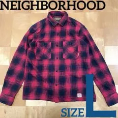 Neighborhood チェック柄ネルシャツ Lサイズ 2026年最新】NEIGHBORHOOD チェック柄：オンブレチェック メンズ