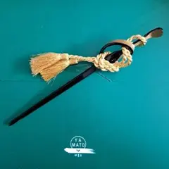 美品　ゴールド和装髪飾り 金色タッセル付き　成人式　浴衣　七五三