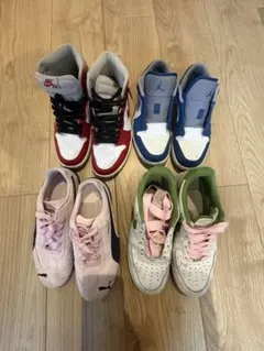 スニーカー 4足セット ハイカット ローカット