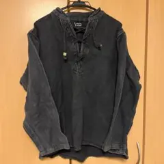 Leonardo Carbone フード付きシャツ 黒