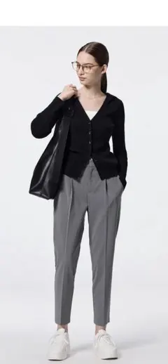 GU ウォッシャブルテーパードパンツZ