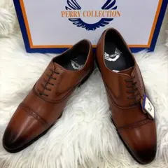 マドラス社製PERRYCOLLECTION未使用タグ付靴茶size25cm箱付のサムネイル