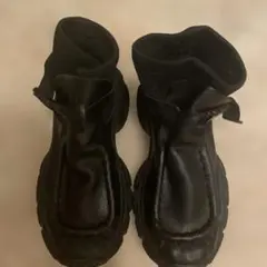 OPIUM balenciaga 6xl リメイク風　レザー切り替え　スニーカーのサムネイル