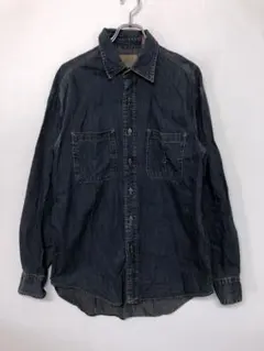 90’s GAP BLUE JEANS 古着 胸ポケ デニムワークシャツ