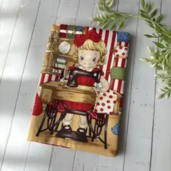 マーガレット＆ソファー お薬手帳カバー ハンドメイド