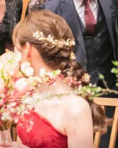 ヘッドドレス　ウェディング　ヘアアクセサリー　髪飾り　結婚式