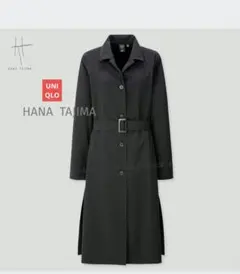 ユニクロ　HANA TAJIMA　トレンチコート+　ブラック　レディースMサイズ