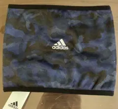 adidas ネイビー・カモフラージュ ネックウォーマー