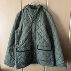SM2 キルティングジャケット カーキ フード付き