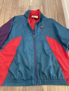 ⭐️ビンテージ古着⭐️ 90's ナイキ NIKE 銀タグ ブルゾン ロゴXL