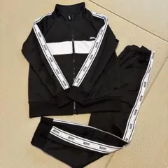 レピピアルマリオ 上下ジャージ黒140