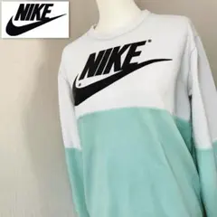 NIKE ナイキ　スウェット　トレーナー　スウッシュロゴ　ミントグリーン