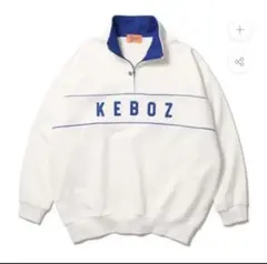 KEBOZ 2TONE HALF ZIP SWEAT PULLOVER ケボズ
