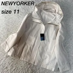 【新品未使用】ニューヨーカー　タスランスラブ ジップアウター　フーデッドコートのサムネイル