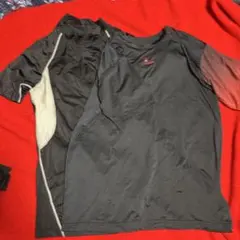 黒 半袖 スポーツ トップス　2枚セット　試着のみ