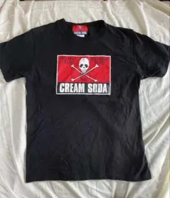 CREAM SODA Tシャツ クリームソーダ ピンクドラゴン 150 黒 美品