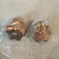 ガチャ たかはたまさお 木彫り風 フィギュアコレクション 柿どうぞ熊 南極熊