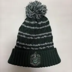 ハリーポッター スリザリン ニットビーニー ダークグリーン