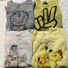 半袖Tシャツ 110 4枚セット 保育園 夏服 まとめ売り　男の子