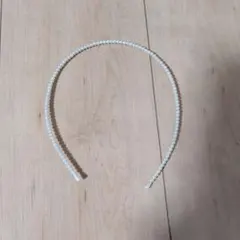 パールデザイン ホワイトヘアバンド